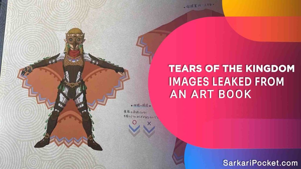 Tears of the Kingdom images leaked from an art book