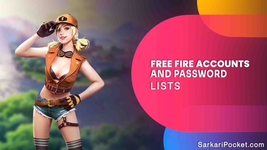 Free Fire Accounts And Password Lists