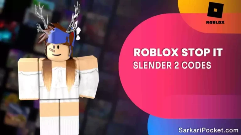 Roblox Stop It Slender 2 Codes