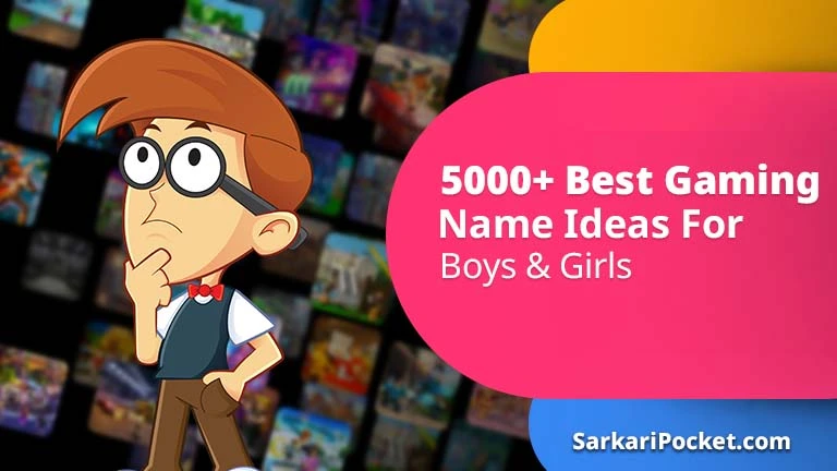 5000+ Cool & Unique Funny Gaming Names|Best Gaming Name Ideas For Boys & Girls